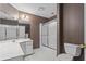 Full bathroom with a shower and vanity at 1605 Spinnaker Drive, Alpharetta, GA 30005