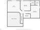 Upstairs floor plan featuring loft, bedrooms, closets, and bath at 181 Weatherstone Dr, Woodstock, GA 30188