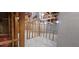Unfinished basement showing framing, duct work, and concrete walls at 5690 Rutland Trce, Lithonia, GA 30058