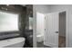 Bathroom featuring a soaking tub with tile surround, and modern fixtures, providing a relaxing spa feel at 2312 Herring Sw Rd, Atlanta, GA 30311