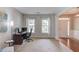 Comfortable carpeted office space with natural light, perfect for a work-from-home setup at 4092 Duran Ln, Auburn, GA 30011
