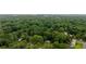 High aerial view of the neighborhood surrounded by mature trees at 1218 Crestwood Se Dr, Atlanta, GA 30316