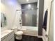 Modern bathroom with a glass-enclosed shower, contemporary fixtures, and sleek design at 560 Dutch Valley Road # 2412, Atlanta, GA 30324
