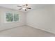 Bedroom with a ceiling fan and one window at 2737 Fontainebleau Drive, Dunwoody, GA 30360