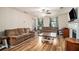 Spacious living room featuring hardwood floors and ample seating at 45 Ratliff Dr, Covington, GA 30016