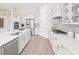 Stylish kitchen featuring stainless steel appliances and ample counter space at 314 Brooke View Trail, Canton, GA 30115
