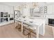 Modern kitchen with large island, stainless steel appliances, and ample counter space at 314 Brooke View Trail, Canton, GA 30115