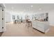 Spacious showroom with ample natural light, custom cabinetry and an expansive display for samples at 753 Brooke View Drive, Canton, GA 30115