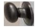 Close up of the oval door knob on a white door at 22 Jacobs Farm Ln # 11, Lawrenceville, GA 30045