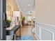 Inviting entryway with a view into the open-concept living area and stylish decor at 22 Jacobs Farm Ln # 11, Lawrenceville, GA 30045