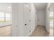 Hallway with access to all rooms and a clear view outside at 778 Brooke View Drive, Canton, GA 30115