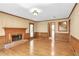 Spacious living room featuring a fireplace, hardwood floors, and natural light at 2830 Scottish Mill Way, Marietta, GA 30068