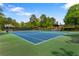 Community tennis courts with the net on the court at 2830 Scottish Mill Way, Marietta, GA 30068