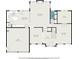 Layout featuring a kitchen, Gathering room, dining room, living room, garage, and breakfast nook at 122 Susobell Pl, Woodstock, GA 30188