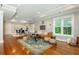 Bright living room featuring modern decor, hardwood floors, and a cozy seating area at 2850 Seagrave Way, Marietta, GA 30066
