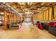 Large unfinished basement with potential workout area, exposed framework, and storage space at 390 Glengarry Chase, Covington, GA 30014