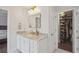 Bathroom vanity and walk-in closet at 346 Ardmore Ct, Atlanta, GA 30309