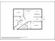 Detailed floor plan showcasing the layout of the home, including the kitchen, living area, bedrooms, and bathrooms at 825 Highland Lane Northeast Ne # 1313, Atlanta, GA 30306