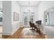 Bright home office with hardwood floors, stylish lighting, and a functional workspace for productivity at 825 Highland Lane Northeast Ne # 1313, Atlanta, GA 30306