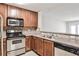 Functional kitchen with stainless steel appliances, ample countertop, and cabinet space for cooking at 3650 Ashford Dunwoody Ne Rd # 514, Atlanta, GA 30319