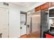 Convenient in-unit stacked washer and dryer, stainless refrigerator and oven at 6940 Roswell Road Rd # 16B, Atlanta, GA 30328