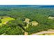 Aerial view of the home nestled among mature trees at 705 S Bethany Rd, Mcdonough, GA 30252
