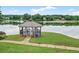 Scenic gazebo by the lake, perfect for relaxing and enjoying nature at 1065 Bookhout Drive Dr, Cumming, GA 30041