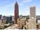Breathtaking aerial view showcasing the property and surrounding buildings at 75 Ponce De Leon Ne Ave # 1006, Atlanta, GA 30308