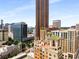 The building exhibits architectural details, skyline and surrounding buildings at 75 Ponce De Leon Ne Ave # 1006, Atlanta, GA 30308
