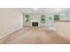 Spacious living room with fireplace and views to the backyard at 288 Old Burnt Hickory Rd, Acworth, GA 30101