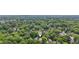 Lush aerial view of a neighborhood surrounded by mature trees, showcasing the property's location within a vibrant community at 1633 Woodbine Ne Ave, Atlanta, GA 30317