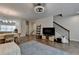 Spacious open living area featuring hardwood floors, neutral wall colors and staircase detail at 2719 Hedgeway Cir, Kennesaw, GA 30144
