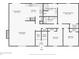 Floor 1 plan featuring a living room, kitchen, bedrooms, and primary bedroom with ensuite bath and closet at 73 Azalea Dr, Villa Rica, GA 30180