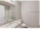 Bathroom featuring granite vanity top with undermount sink and tile flooring at 1900 Tribble Ridge Dr, Lawrenceville, GA 30045
