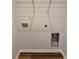 Laundry room hookups including electrical and plumbing connections at 2588 Abner Nw Pl, Atlanta, GA 30318