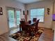Cozy dining area featuring access to the outdoor patio at 522 Blue Mountain, Canton, GA 30114