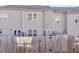Backyard view with a wooden fence, showcasing the property's layout and privacy at 1958 Dillon Dr, Lithonia, GA 30058