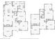 A home floor plan features multiple bedrooms, bathrooms, closets, kitchen, and office spaces at 207 E Hightower E Trl, Social Circle, GA 30025