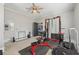 Spacious home gym with weightlifting equipment and exercise accessories at 207 E Hightower E Trl, Social Circle, GA 30025