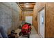 Unfinished basement with access door, ready for customization and storage at 340 Antebellum Way, Fayetteville, GA 30215