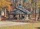 Charming gazebo nestled among trees, offering a peaceful outdoor space at 340 Antebellum Way, Fayetteville, GA 30215