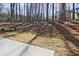 Large backyard space with mature trees, natural shade, and grassy area at 687 Sunstone Ln, Lawrenceville, GA 30043