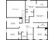 Second floor plan featuring bedrooms, bathrooms, and a laundry room layout at 2040 Village Green Dr, Fairburn, GA 30213