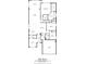 Detailed floor plan showcasing the layout of the 2192 sq ft home, including the living spaces, bedrooms, and garage at 4322 Braden Nw Ln, Kennesaw, GA 30144
