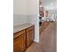 Modern kitchen features stainless appliances, granite countertops and hardwood floors at 4322 Braden Nw Ln, Kennesaw, GA 30144