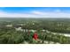 Aerial view showing the property's location amidst lush greenery, offering a serene and private setting at 700 Walkingstick Dr, Douglasville, GA 30134
