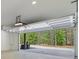 Garage with modern door system and backyard view at 173 Brush Creek Ct, Stockbridge, GA 30281