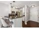 Modern kitchen with granite countertops, stainless steel appliances, and breakfast bar at 244 13Th Ne St # 302, Atlanta, GA 30309