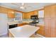 Functional kitchen with stainless steel appliances and a center island at 98 Little John Way, Douglasville, GA 30134