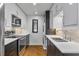 Modern kitchen with stainless steel appliances, stylish cabinets, and quartz countertops at 145 15Th Ne St # 1209, Atlanta, GA 30309